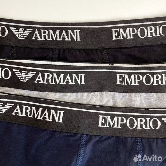 Трусы мужские боксеры armani, набор из 3 шт., XL