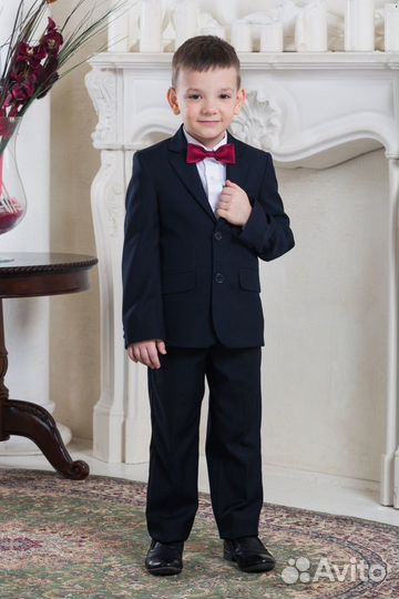 Костюм черный подростковый (пиджак и брюки)