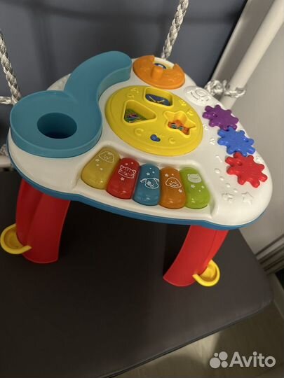 Развивающий музыкальный столик и ходунки - каталка