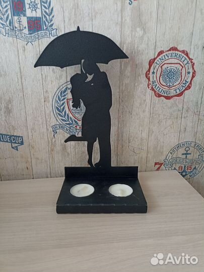 Подсвечник металлический