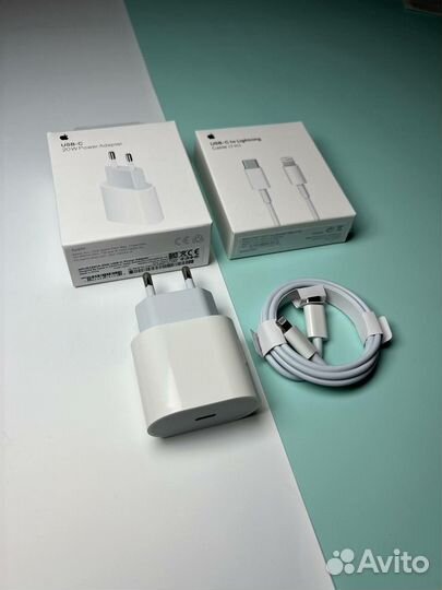Зарядка на iPhone 20w + кабель