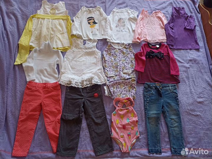 Пакет вещей на девочку 92-98