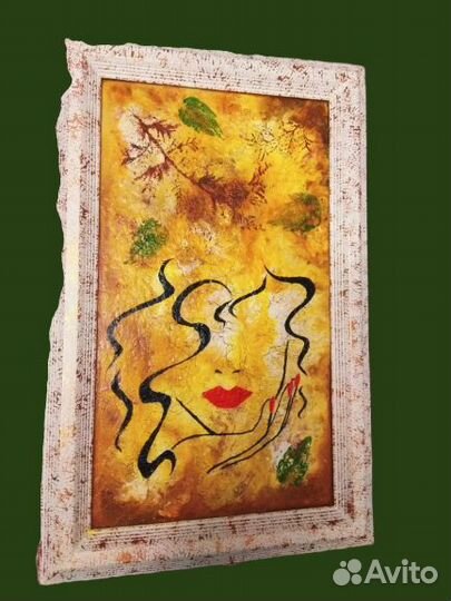 Картина осень - ручная работа