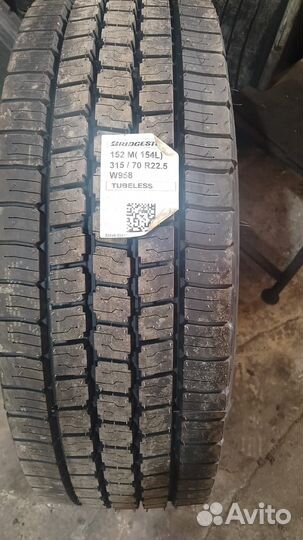Шины Bridgestone 315x70 r22.5 (Зима, руль)