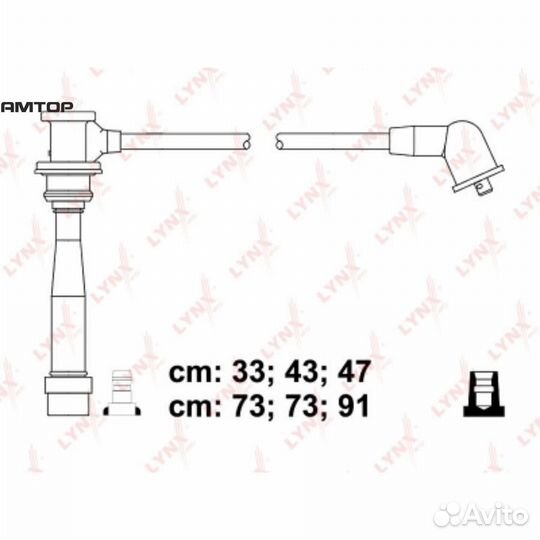 Lynxauto SPC4408 Комплект высоковольтных проводов