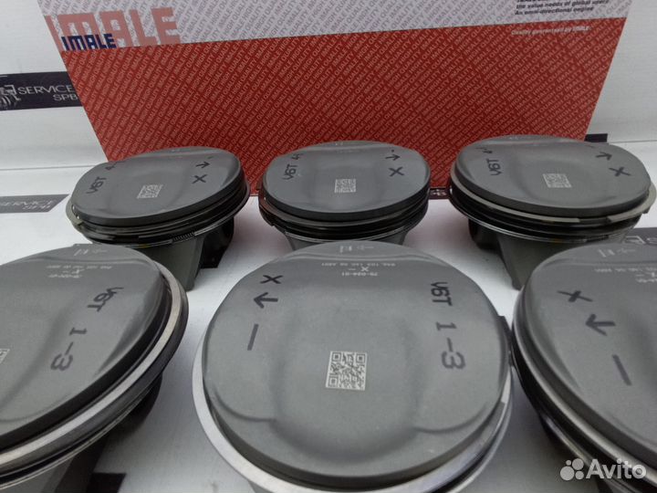 К-кт новых кованных поршней Porsche STD cwda 3.0T