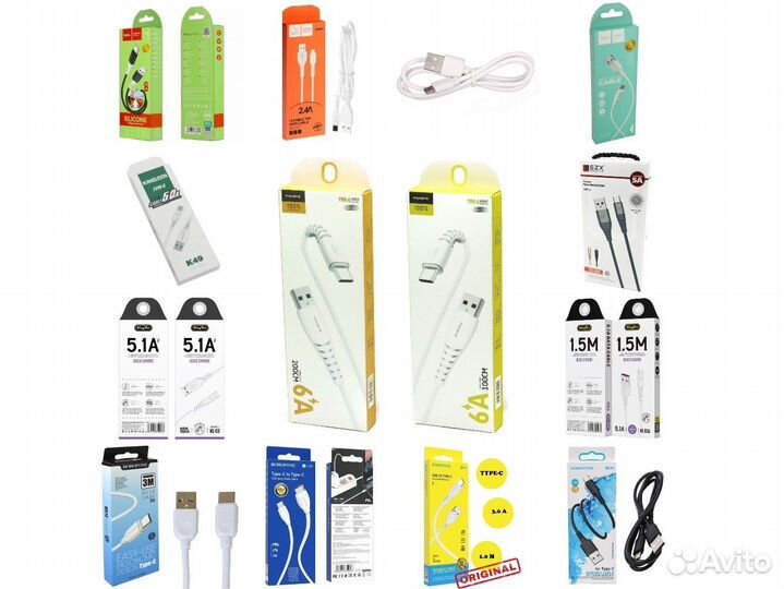 Кабели Type-C USB / PD для быстрой зарядки