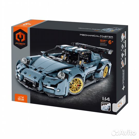 Конструктор iM.Master Гоночный авто 1221 дет
