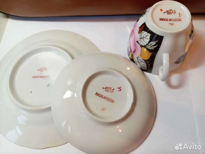 Кофейная тройка лфз Вечер в саду