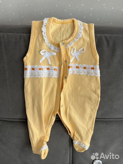 Пакет вещей на девочку до года