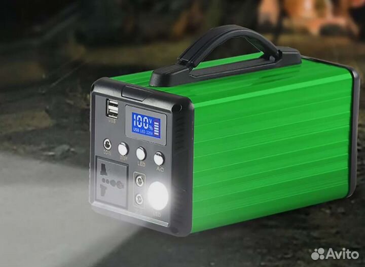 Новый внешний аккумулятор с розеткой, повербанк