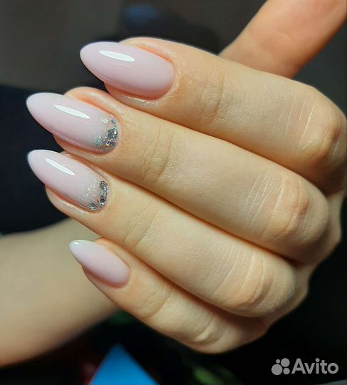 Маникюр гель-лак. наращивание ногтей