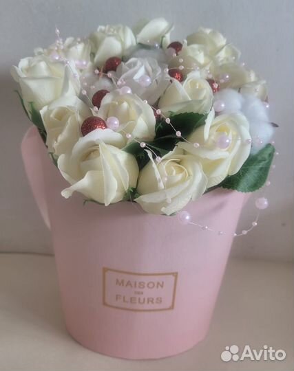 Букет цветов из мыла