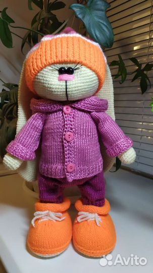 Вязаные игрушки и плюшевые пледы на заказ