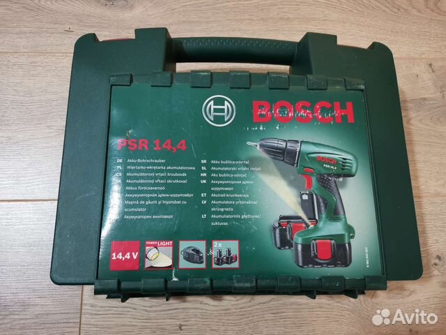 Кейс и аккумулятор для шуруповерта bosch Psr 14,4