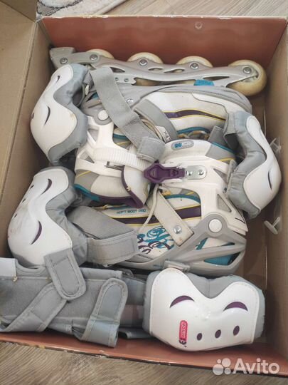 Роликовые коньки детские раздвижные