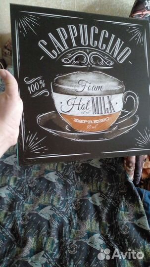 2 Картины вместе - стекло разм 30 30 см