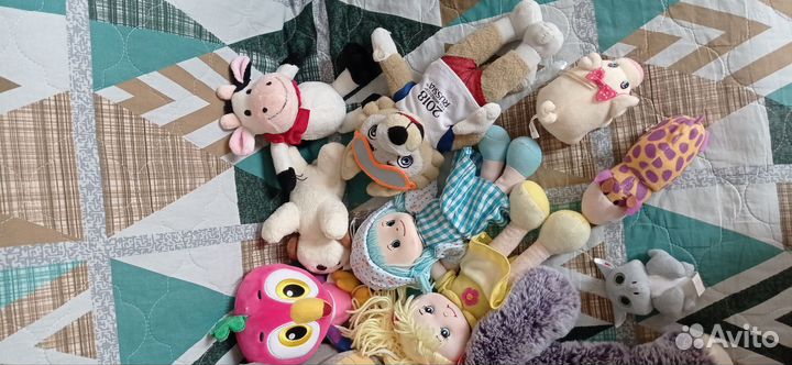 Мягкие игрушки, рюкзаки детские