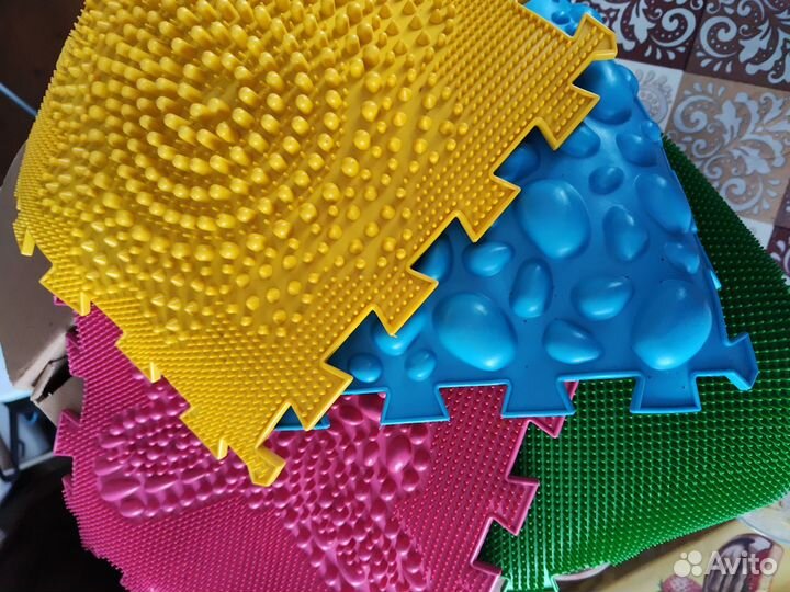 Ортопедический модульный коврик 8 пазлов