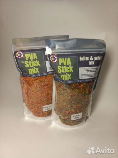 Пва стики, стик-микс, flat method