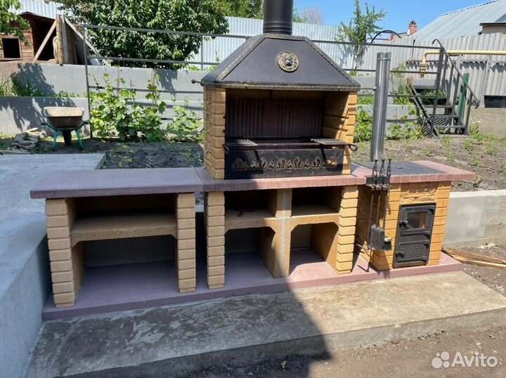Печь барбекю (мангал) «Царь». Сборка за 20 минут