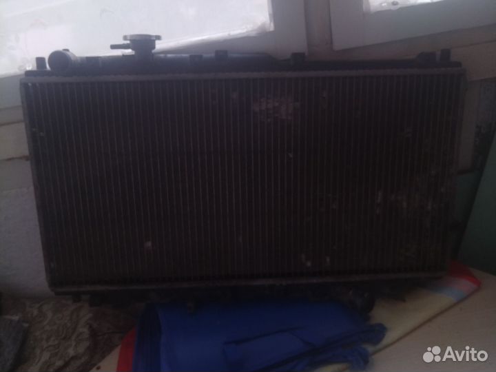 Радиатор охлаждения на kia spectra