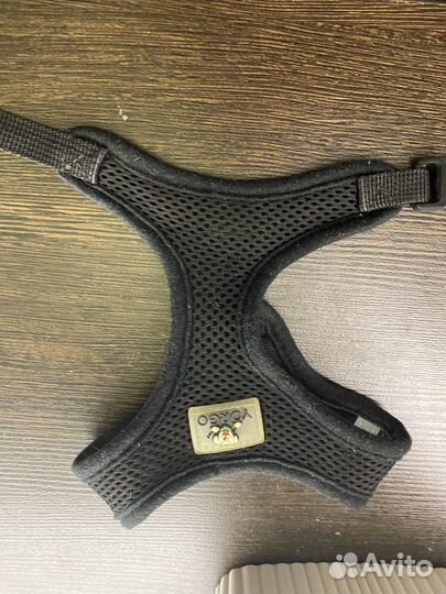 Поводок рулетка 1,5 метра, шлейка размер s