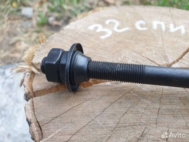 Задняя ось для велосипеда 10х145мм с конусами