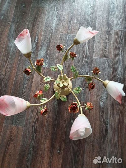 Люстра потолочная бу