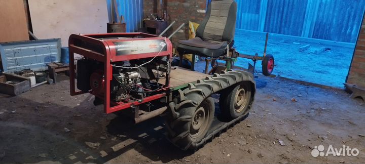 Самодельный гусеничный минитрактор