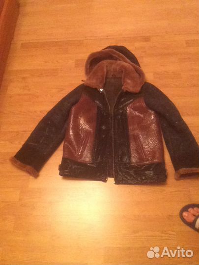 Куртка тёплая на меху с капюшоном