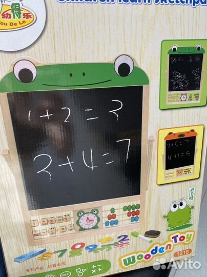 Магнитно-меловая доска новая