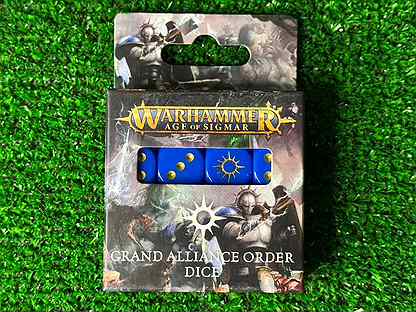 Age of Sigmar Grand Alliance Order Dice Set