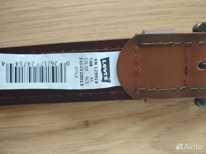 Ремень Levis Tan Size XL 42-44