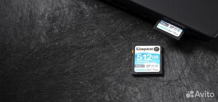 512Gb Kingston Canvas Go Plus sdxc UHS-I U3 V30