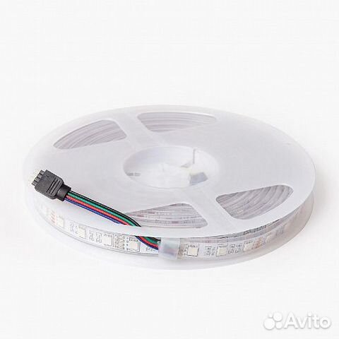 Светодиодная лента RGB, IP65, 12В, 14,4Вт