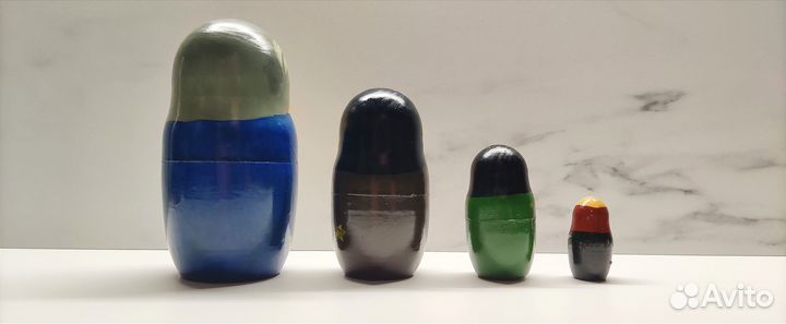 Матрёшки агитационные, предвыборный 1996 (сохран)