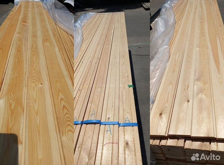 Вагонка 16*86 (80)*4000 мм сорт B лиственница