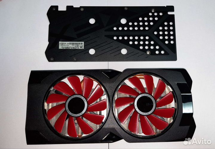 Радиатор охлаждения для видеокарты XFX RX 570