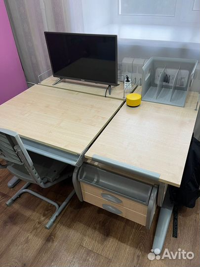 Детская растущая парта со стулом