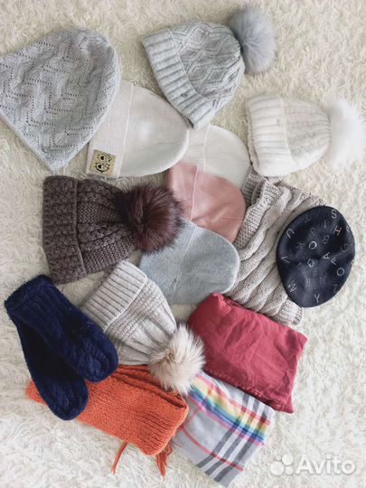 Шапки, шарфы, платки, берет