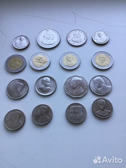 Монеты Тайланда и Маврикия