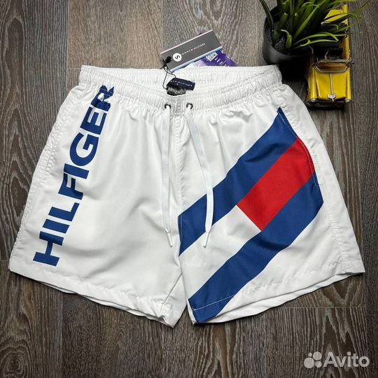 Шорты для плавания Tommy Hilfiger белые