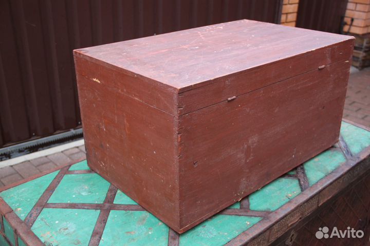 Сундук маленький антикварный деревянный 19 век