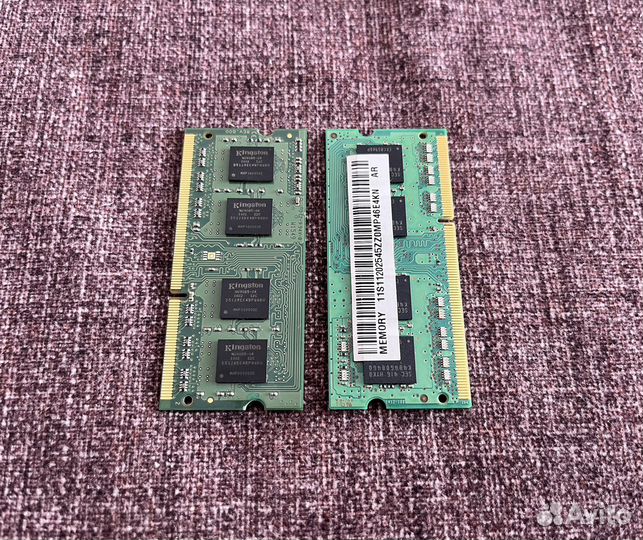 Оперативная память ddr3 для ноутбука 4gb