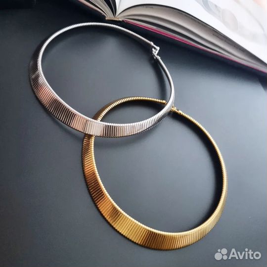 Колье Monet, чокер, змейка, винтаж США