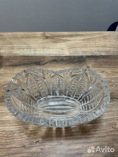 Конфетница хрусталь СССР
