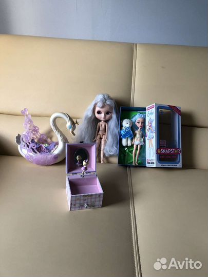 Кукла Барби Блайз лебедь для кукол шкатулка