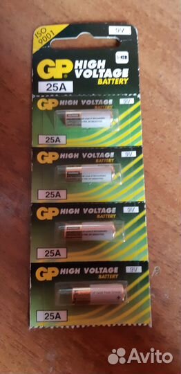 Батарейки для брелков, сигнализации 9в