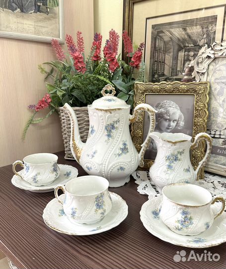 Антикварный кофейный набор 